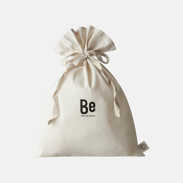 Beオーガニックコットンラッピング巾着M